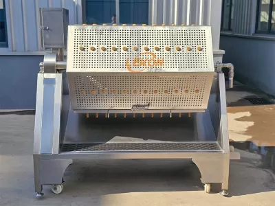 Rotary Drum Fish Scaling Machine